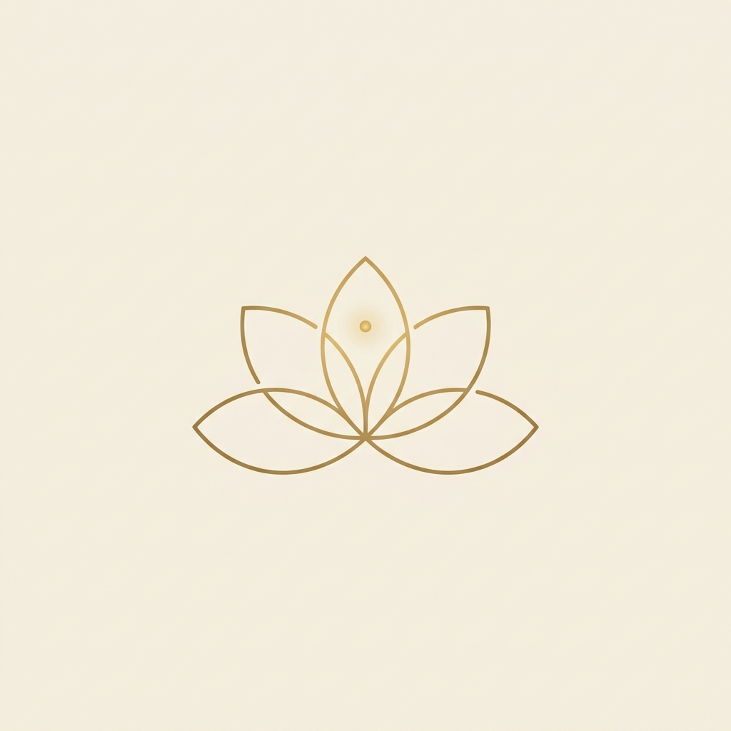 Five-petal lotus with rising light