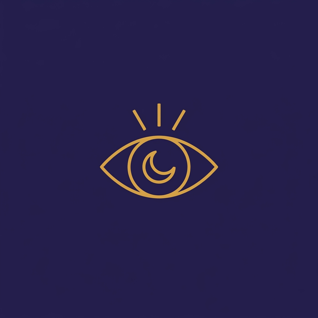 Third eye with moon iris